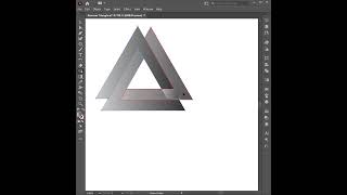 Penrose triangle optical illusion | Illustrator tutorial