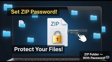 How to Make ZIP File with Password (Windows & WinRAR)