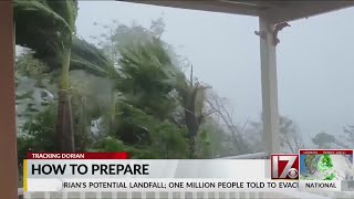 What to do to prepare for Hurricane Dorian
