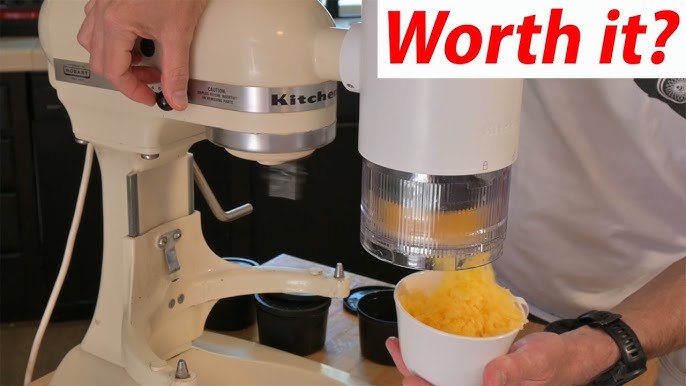 Shave Ice Attachment for KitchenAid Stand Mixers, Ice Shaver  Attachment, Snow Cone Attachment/Maker, White (Machine/Mixer Not Included):  Home & Kitchen