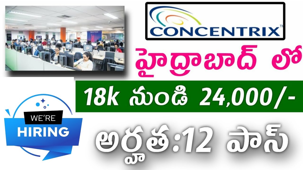 Concentrix Private Company Direct Joining Jobs In Hyderabad Latest 