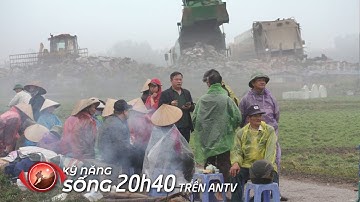 Người dân làm lán chặn xe chở rác gây ùn ứ rác kinh hoàng | An toàn sống