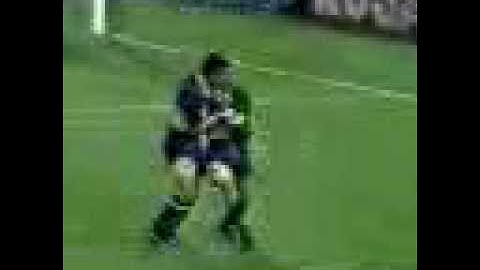 Gol de Martinez a Belgrano (Boca 1-Belgrano 0 28-10-95)