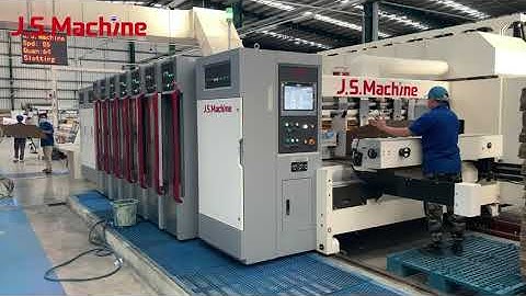 เครื่องพิมพ์กล่องลูกฟูก FLEXO PRINTER --- JSPrinter1224 6Color by J.S. Machine