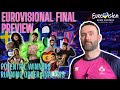 Eurovision 2023 Final Preview✨ Running Order Analysis &amp; Show Review