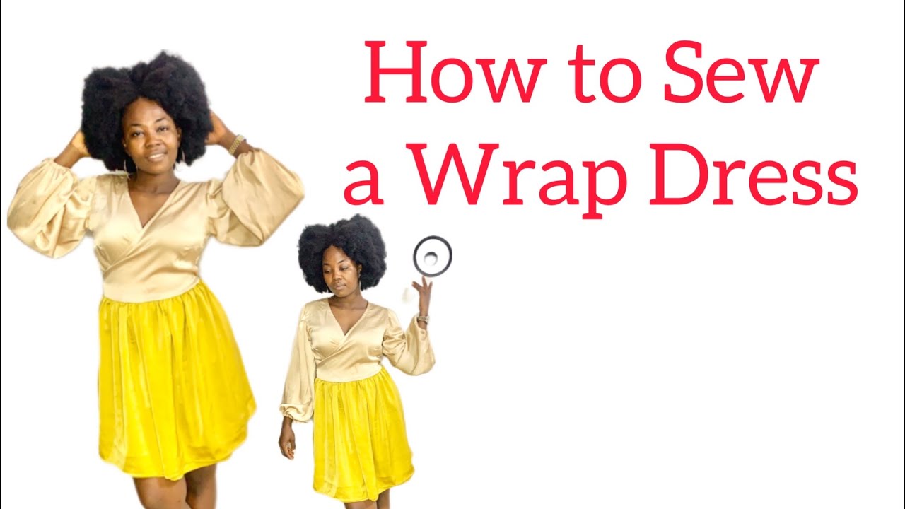 How To Cut And Sew A Wrap Dress With Gathers Beginners Friendly how-to-cut-and-sew-a-wrap-dress-with-gathers-beginners-friendly