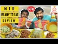 MTR Ready To Eat Kannada Review | MTR Breakfast | Unbox Karnataka | Kannada Food Review