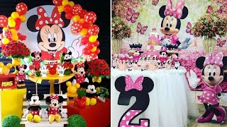 Mini Mouse parties,   birthdays of girls video 1, حفلات عيد ميلاد 🎂 عشكل ميني ماوس للبنات  الجزء1