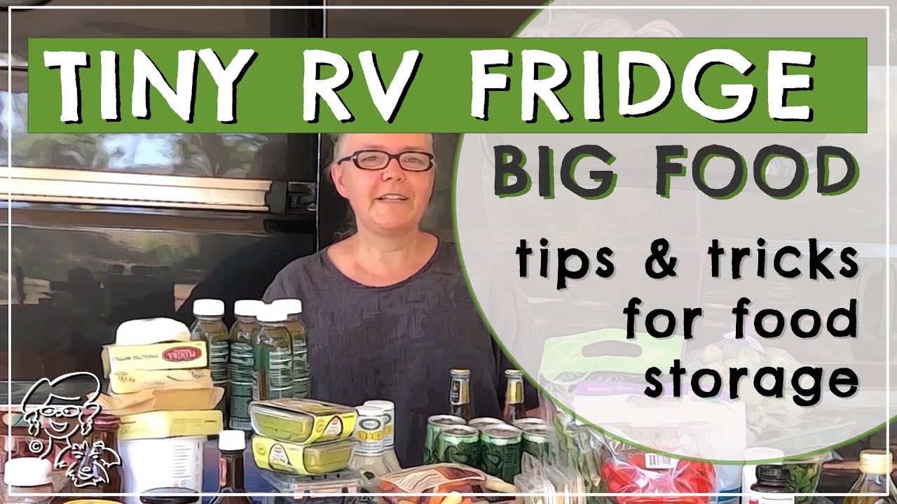 Tips n Tricks for RV REFRIGERATOR STORAGE // how I keep a lot of
