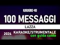 100 MESSAGGI - Lazza (karaoke/strumentale) con GUIDA CANTO #lazza