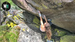 Flashing a Painful 7C+ Crack Boulder || Norway Bouldering