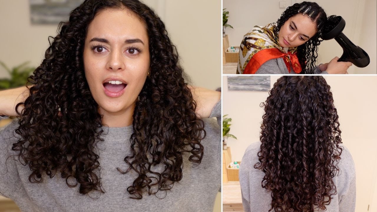 Mit dieser Föhn-Methode bekommst du PERFEKTE Locken | IamAniva - YouTube