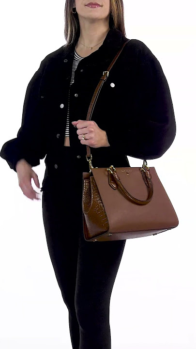 Michael Kors Rayne Medium Saffiano Leather Satchel, Luxury, Bags