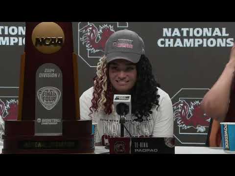 South Carolina National Championship Postgame Press Conference - 2024 NCAA Tournament