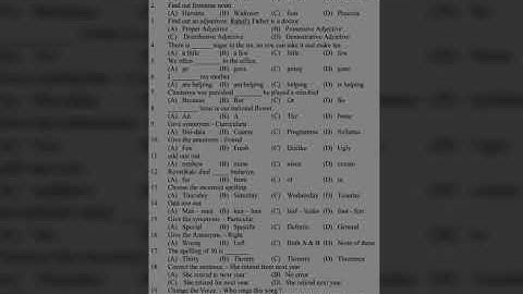 DGVCL Junior Assistant Question Paper