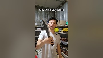 Dao Mèo Rèn Thủ Công, Dao Mèo Rèn Từ Thép Nhíp Xe. Mẫu dao mua treo nhà trang trí, làm quà tặng.