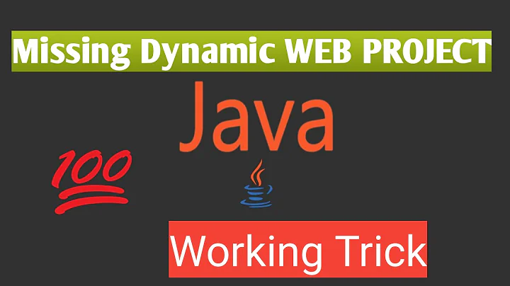 How to add dynamic web project in eclipse | dynamic web project is missing in eclipse | dynamic web