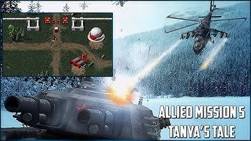 C&C RED ALERT 1 REMASTERED - Allied Mission 5 TANYA