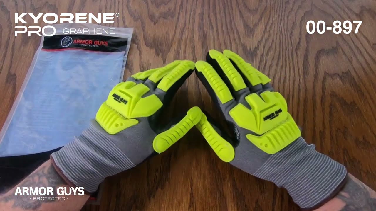 Armor Guys Kyorene Nitrile Coated A3 Cut Resistant Gloves 00-300-3X