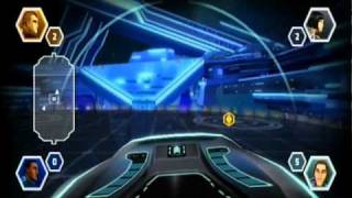 Wii Tron Evolution Battle Grids - Light Cycle Arena | Alpha Grid | Flynn