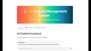 AI Hospital Management System - Demo
