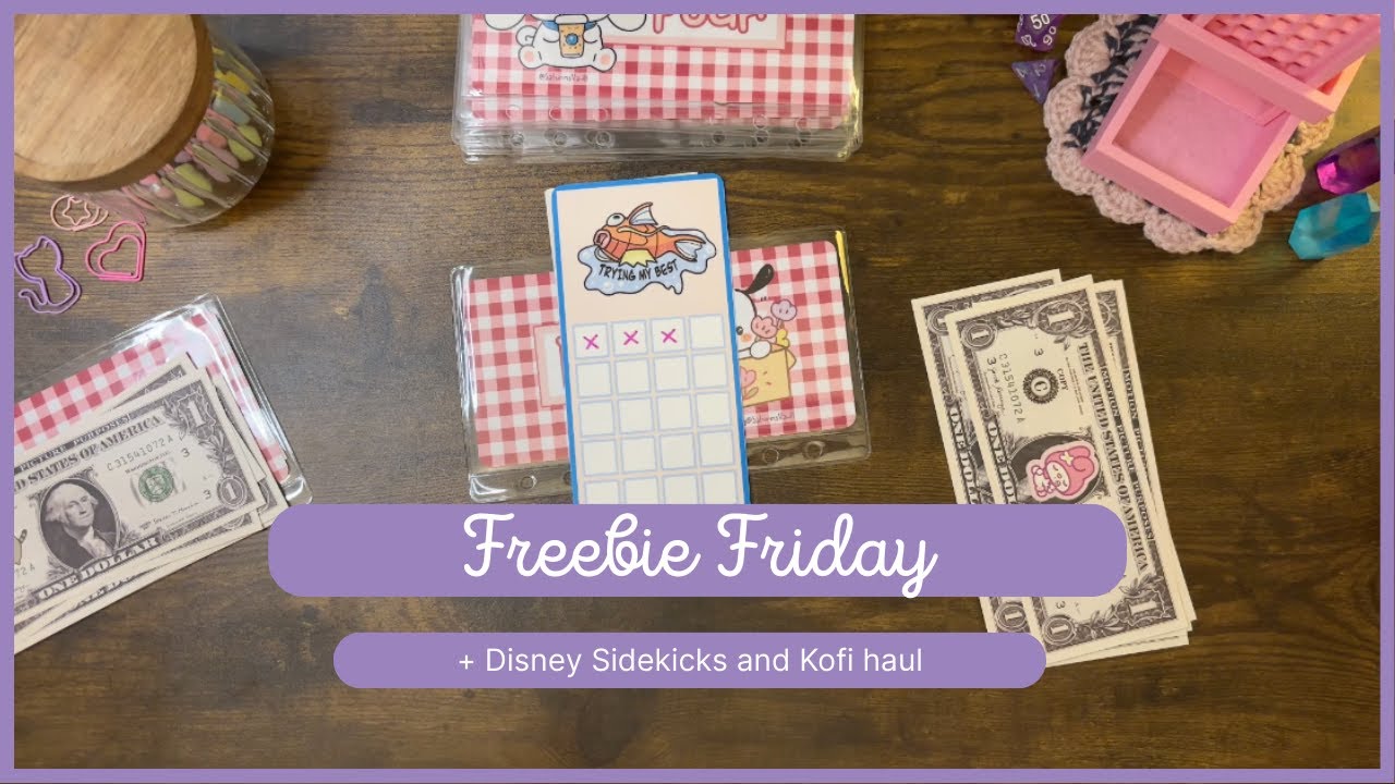 Freebie Friday | Piggy Savings | Disney Sidekicks | becka can budget