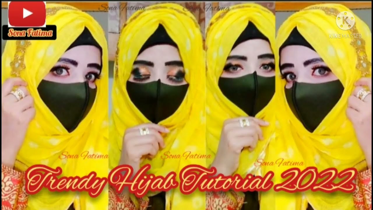 Cotton Hijab With One Side Border Tutorial 😍 | Everyday hijab tutorial 