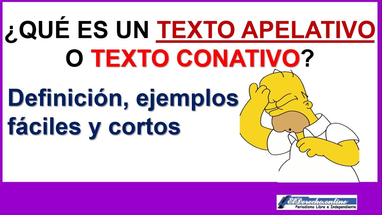 👨 ¿Qué es un TEXTO APELATIVO o texto conativo? Definicion
