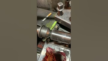 The hard shaft cutting process in lathe machine #machinist #workshop #youtubeshorts #cnc #shoert