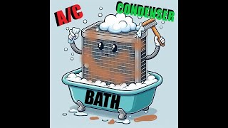 Giving your A/C condenser a bath!!