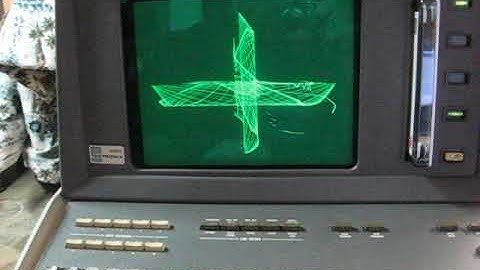 Tektonix 4051 display problem