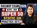 RRB NTPC 2026 | RRB NTPC 12th Level Static GK Practice Set, RRB Group D & RPF Static GK by Riya mam