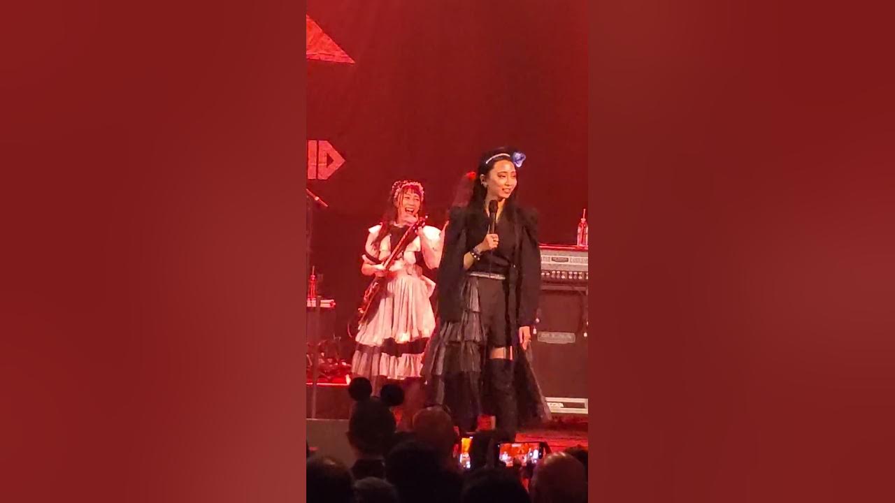 BAND-MAID Drummer Akane Hirose Eating Entire Banana in Seconds - Seattle, WA USA Tour 2022