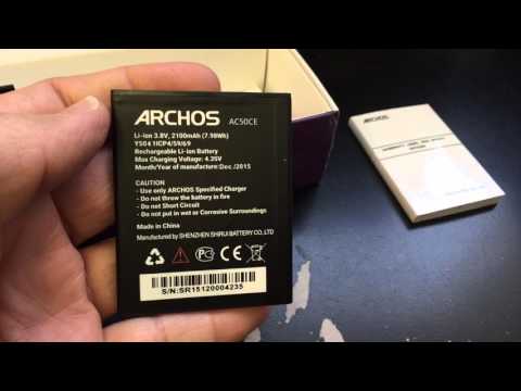 ARCHOS 50 CESIUM DUAL SIM Unboxing Video – in Stock at www.welectronics.com