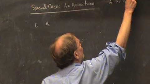 PHYS 221A 2010:08:30   Lec 02   Hermitian, Anti Hermitian and Unitary Operators