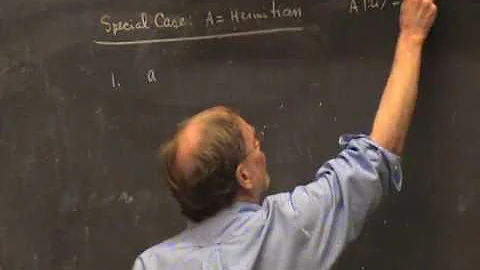 PHYS 221A 2010:08:30   Lec 02   Hermitian, Anti Hermitian and Unitary Operators