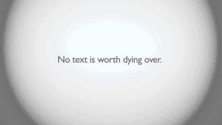 Texting and Driving PSA 1