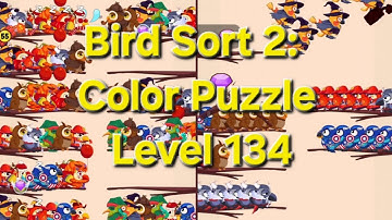 Bird Sort 2: Color Puzzle - Level 134