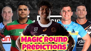 NRL Round 11 Magic Round Predictions 2024