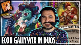 ECON GALLYWIX IS SUCH A BLAST! - Hearthstone Battlegrounds Duos