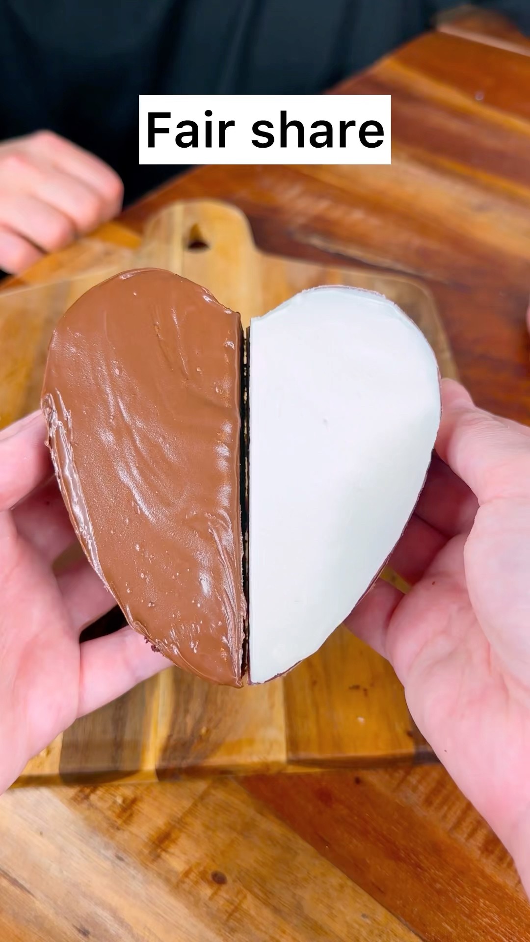 How to share CHOCOLATE CAKE with your BEST friend properly??❤️?| CHEFKOUDY