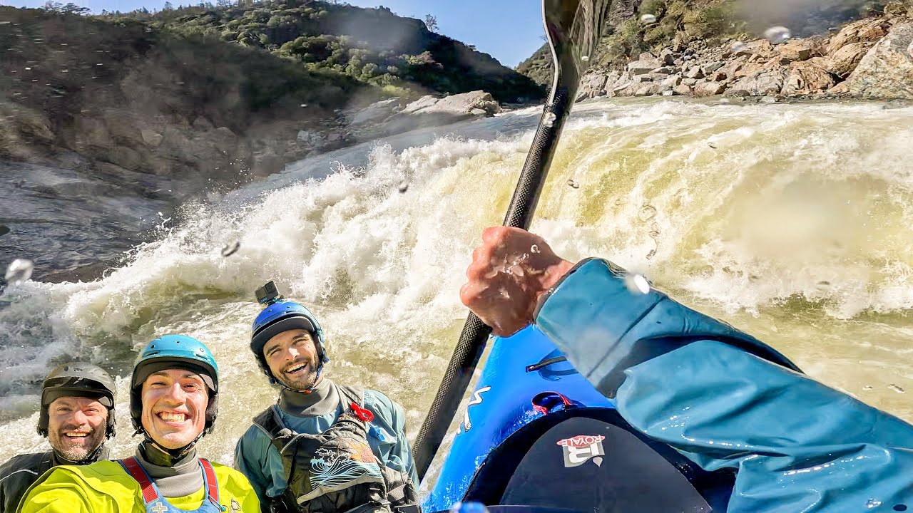 Kayaking the South Yuba at High Water! 3,000 CFS Purdon's to