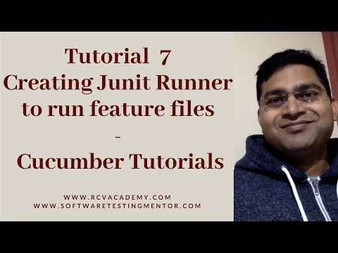Creating JUnit Runner and executing feature files - Cucumber Tutorials