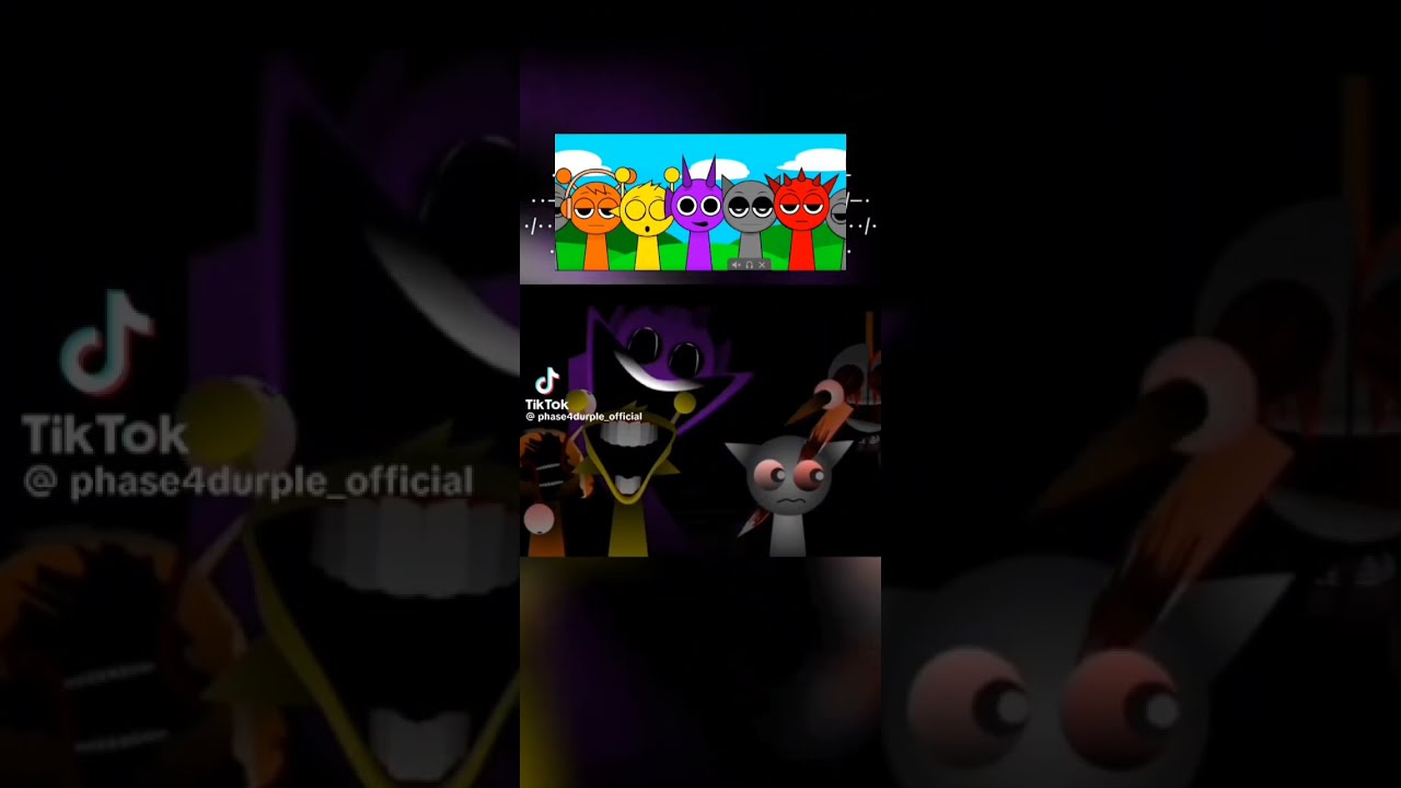 Sprunki Raddy Oren Grey Simon And Durple Singing But With Phase 4 Sound Shorts