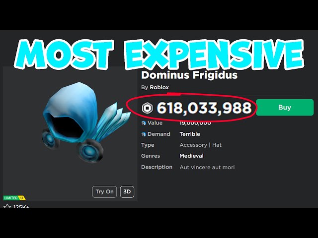 Most Expensive Items in Roblox - Pro Game Guides