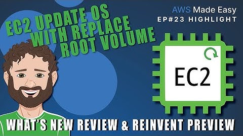EC2 Update OS with replace root volume | Ask Us Anything Ep #23 Highlight