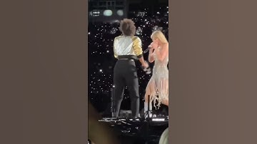 Thumbnail of Taylor Swift's Earpiece Stopped Working in the middle of the love story performance at Eras Tour