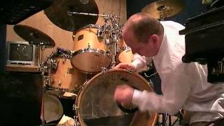 fitting a kickport to a bass drum