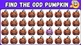 Can You Find The Odd Emoji Out ?🎃 || Find The Odd Pumpkin emoji? || Emoji Challenge || @GkReddles