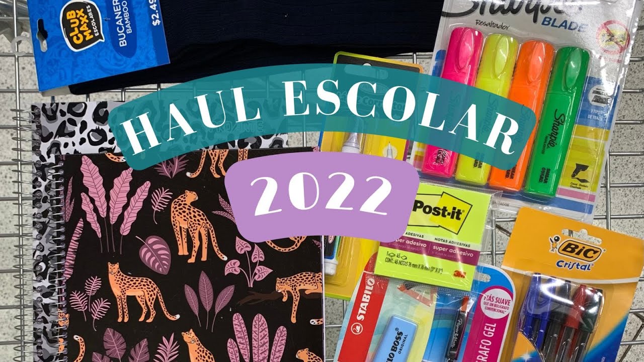 Haul escolar 2022 (papelería, ropa, mochila. etc) | ig:@majorrutia